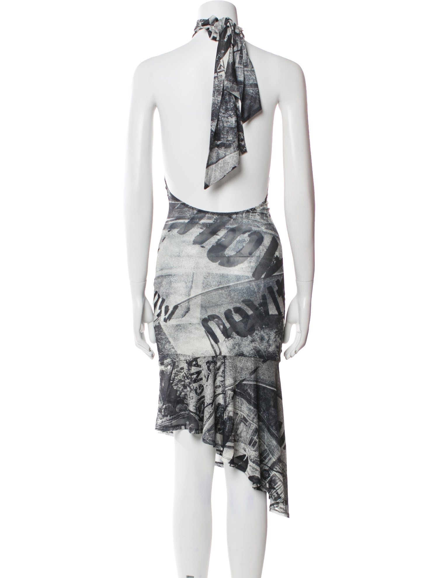 Miaou Graphic Print Mini Dress